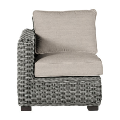 Rustic Woven Sectional Left
