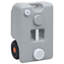 Dakota Fields Wheeled Plastic Rain Barrel-1968651709