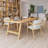 Burlywood Rectangular Solid Wood desk-1325361843