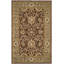 Tapis oriental en laine / coton / latex touffeté à la main Dunbar chocolat / bleu-19268274