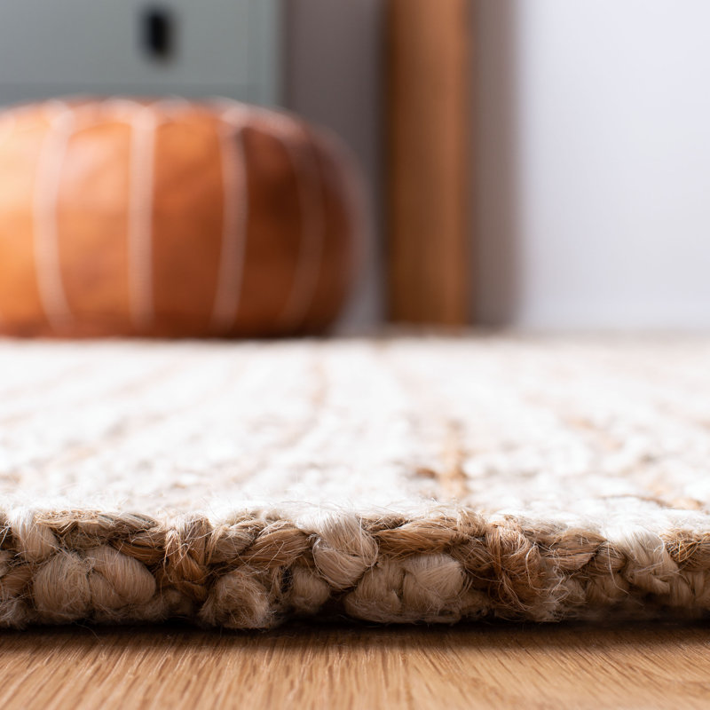 Crick Hand-Loomed Jute Indoor Rug, Runner 2'3" x 10'