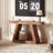55" Narrow Console Table, 2-Tier Entryway Table for Hallway, Living Room, Foyer & Office-538998761