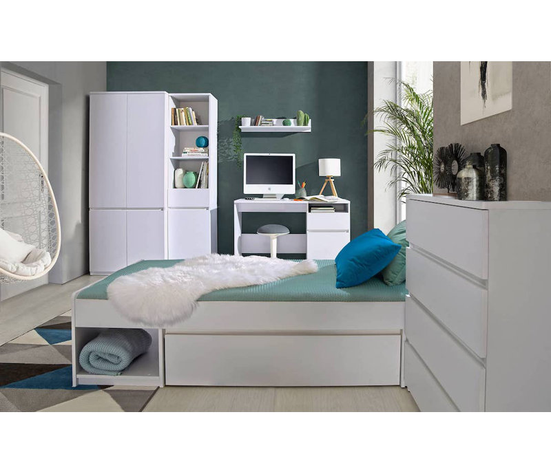 Ottuso 2 Door Manufactured Wood Wardrobe