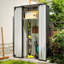 Outdoor Storage Cabinet Metal Garden Shed With 2 Adjustable Shelves 3 Layer Indoor& Outdoor Waterproof Vertical Storage Shed-1269129630