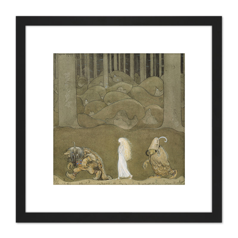 Among Trolls and Gnomes 1 Piece Single Picture Frame Painting