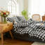Ensemble de housse de couette en vichy XINMIANFANG-129482861-129482867