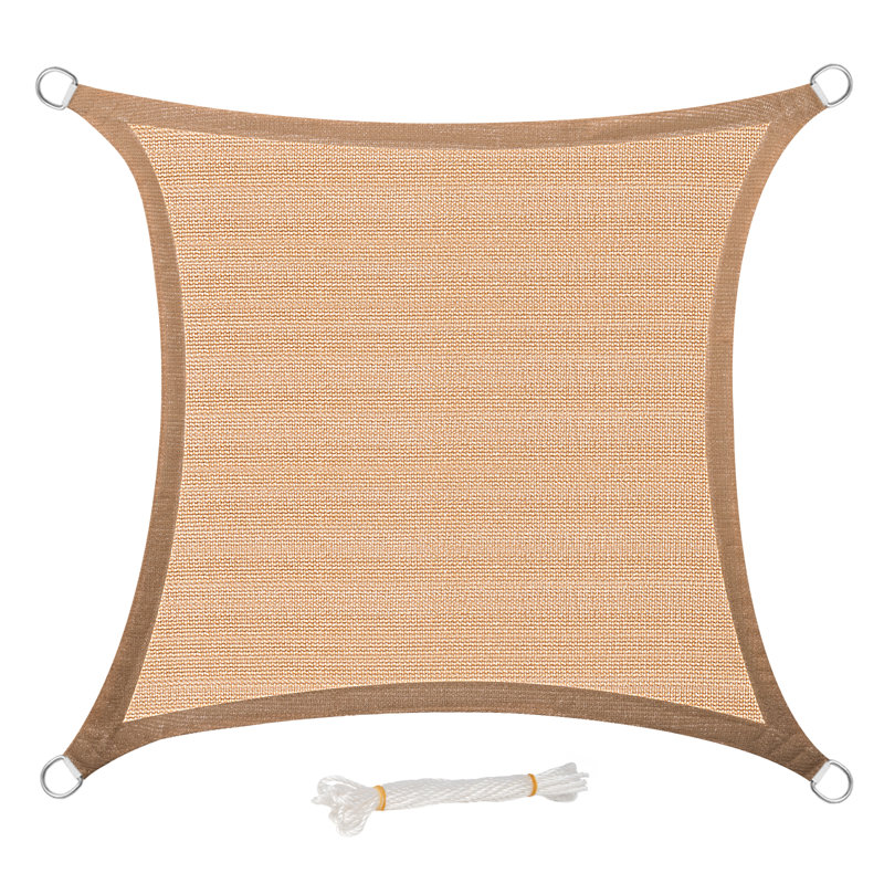 Dumbarton Rectangular Shade Sail, Sand, 400cm H x 500cm W x 0.2cm D