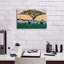 Toile épique Graffiti «Zebra Run» par Alonzo Saunders, 18 po x 12 po-1344766063