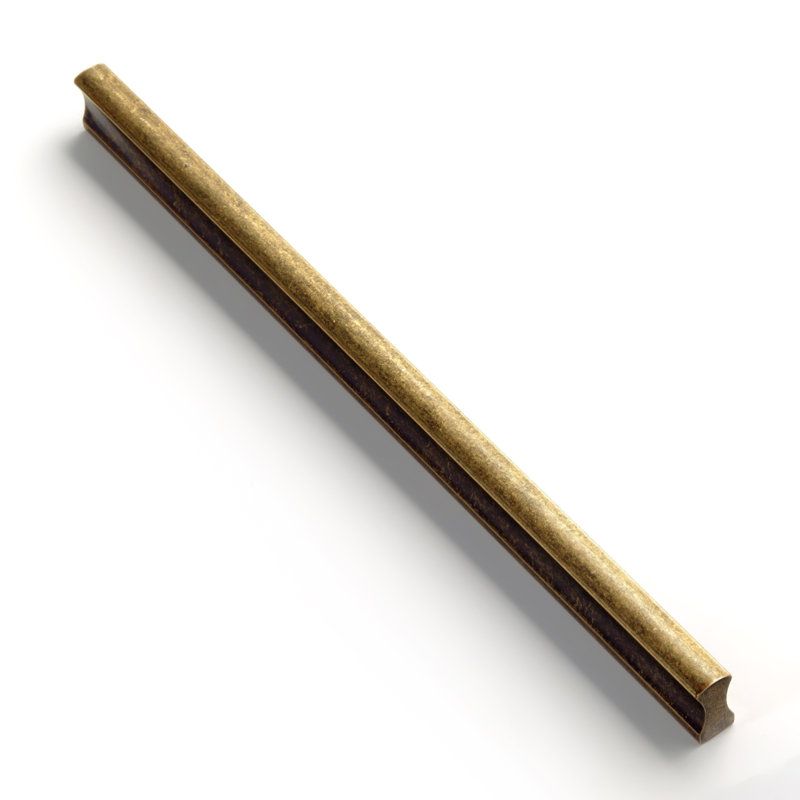 Ensemble de poignées droites, Laiton antique, 7 9/16"