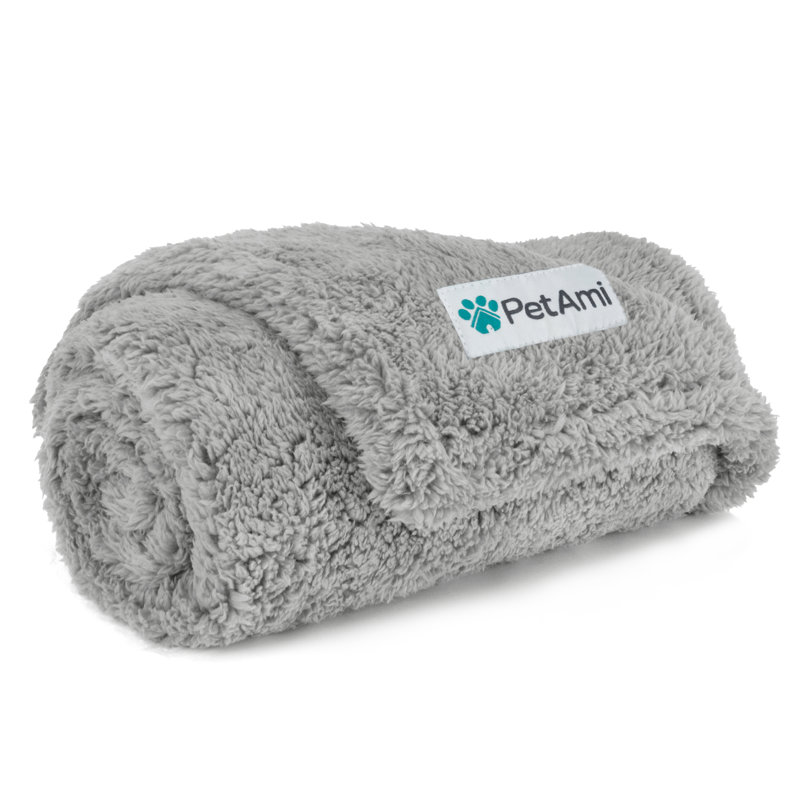 Molleton Sherpa, 29 po x 40 po, Gris clair