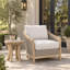 Cambria Outdoor Round Teak Side Table