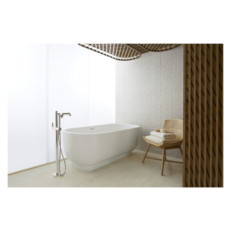 Pinna Paletta® Freestanding Bath Faucet, Less Handshower, Polished Nickel