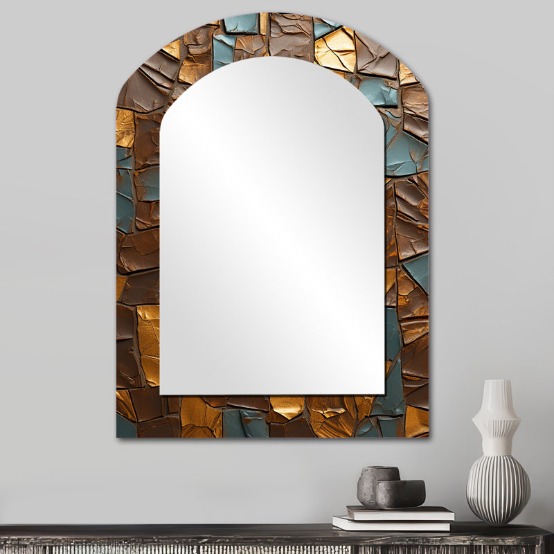 Tree Illusions Fantasy - Miroir mural moderne, 34 po x 25 po