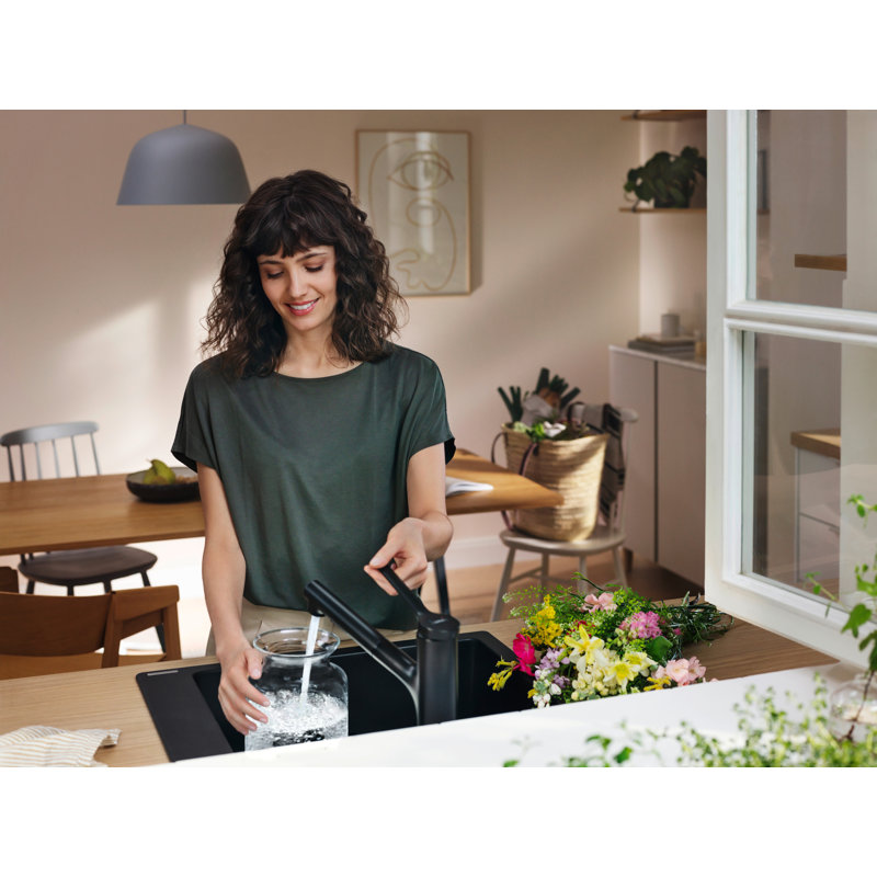 Hansgrohe Zesis Kitchen Faucet 2-Spray, Pull-Out, 1.75 GPM, Matte Black