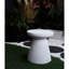 Table d'appoint de salon moderne - H 18,1 po, table de bout décorative de jardin