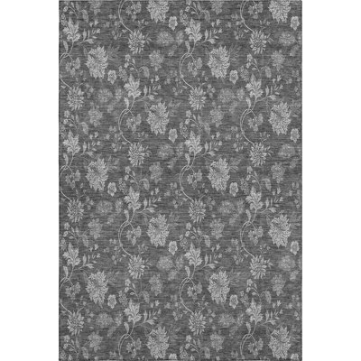 Premium Machine Washable Prisco Gray Rug