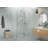 Halo 46 in. x 39 in. x 78 in. 90-degree Fully Frameless Glass Hinged Shower Enclosure-91036255