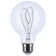 6 Watt LED - Reminiscent - Flex Grey Filament - G25 Loop - Medium Base - 2700K CCT - Clear - 120 Volt