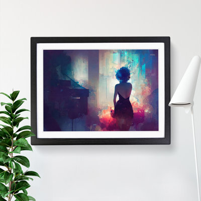 XH1022-10288X Woman In The Mist - Single Picture Frame Print