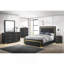 Mobilier de chambre à coucher à 2 tiroirs Glamour