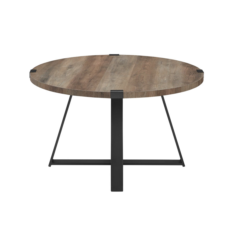 Irvine Cross Legs Coffee Table, Grey Wash