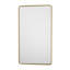 Miroir de salle de bain biseauté avec cadre en aluminium, miroir décoratif mural, verre trempé-943028470-943028367