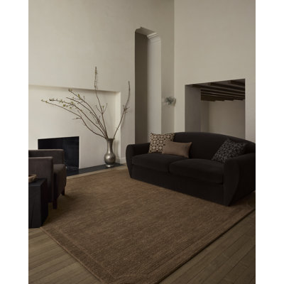 Tapis brun clair Jeremiah Brent x Loloi