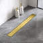 36" Modern Shower Linear Drain Black-1242393168
