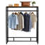Garment Storage Rack with Shelf