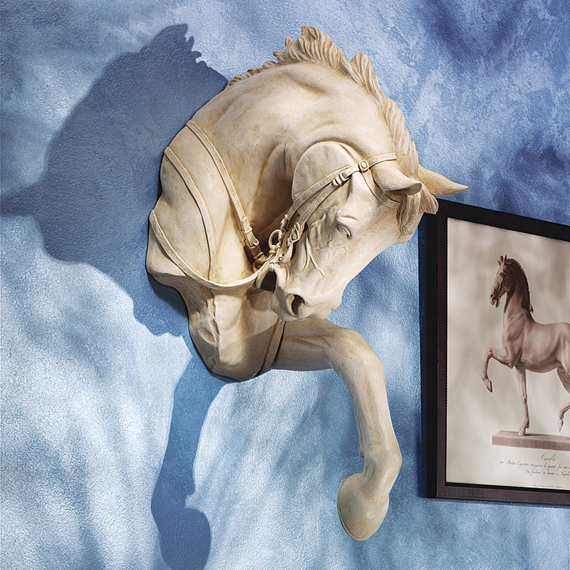 Thoroughbred Horse High Relief Wall Décor