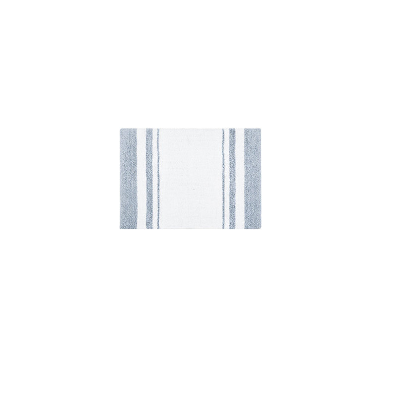 Reversible Bath Rug, Blue, 30" L x 20" W