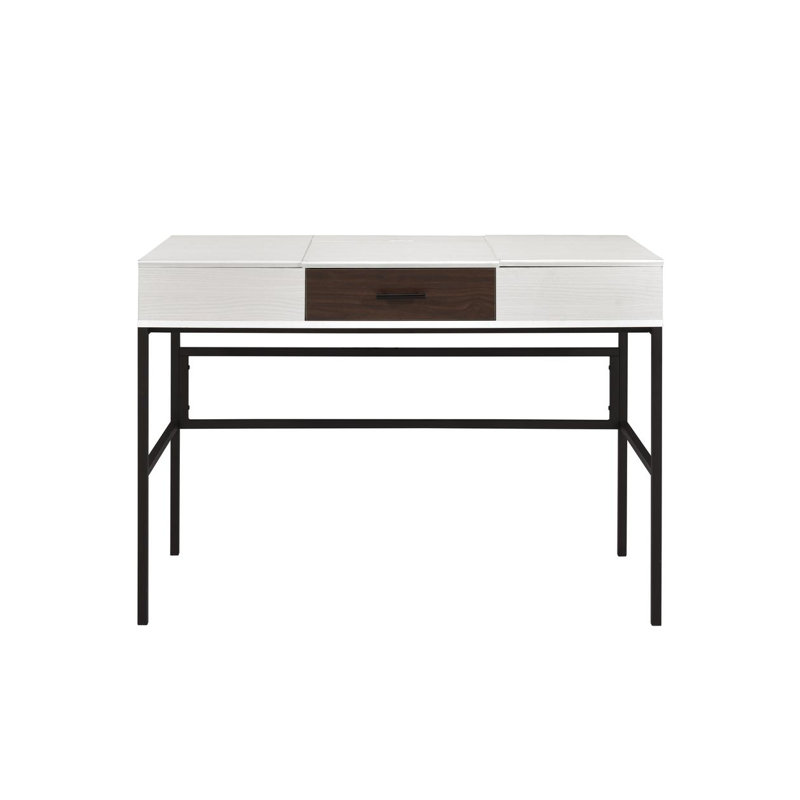 Writing Desk with Built-In USB Port, Natural