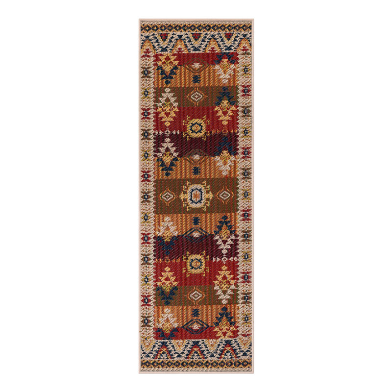 Tapis intérieur / extérieur Ciudad Marlenia, Tapis de couloir 2 pi x 6 pi 1 po