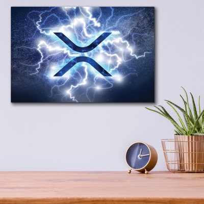 «Crypto Eclipse Xrp» par Epic Portfolio, art mural en verre acrylique