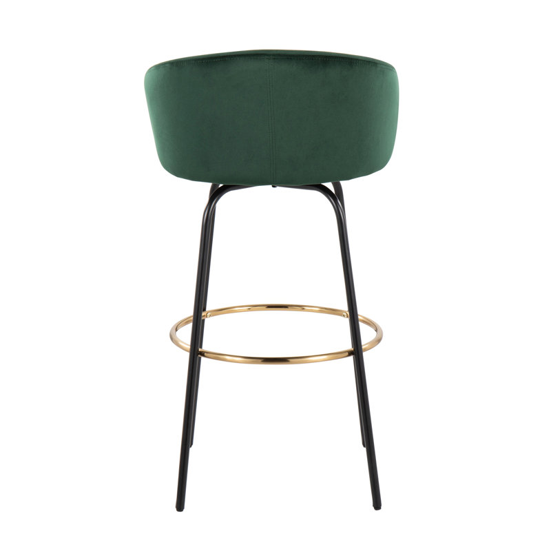 Tabouret de bar contemporain / glam, Vert
