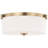 Liam - 3 Light Flush Mount - White Opal Glass-1368393113
