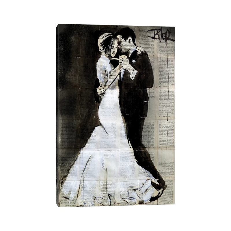 The Dance by Loui Jover - Wrapped Canvas Painting, 66.04 cm H x 45.72 cm W x 3.175 cm D