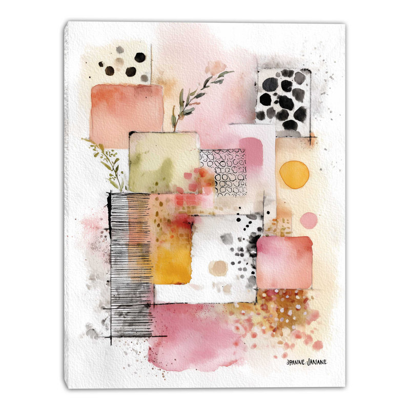 Art mural sur toile Blush, L 16 po x H 24 po x P 1,5 po