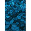 Tapis décoratif bleu à motif géométrique bleu-805569262