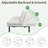 Futon Sofa Bed With Foam & Removable Armrests - 2-4 Seater-966240060
