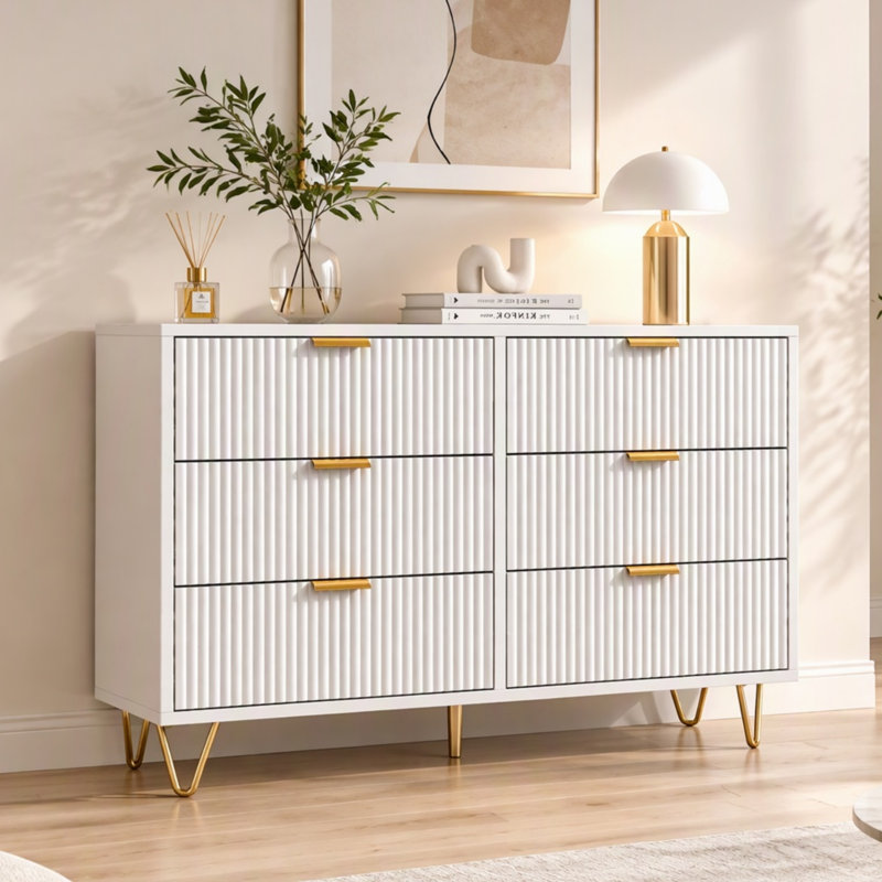 100 cm W Chest of 6 Drawers