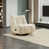 Beige Faux Leather