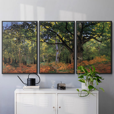 Monet, reproduction sur toile 3 pièces