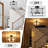 4 Light Glass Geometric Semi Flush Mount-1517084494