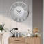 Grande horloge murale 24 "à miroir