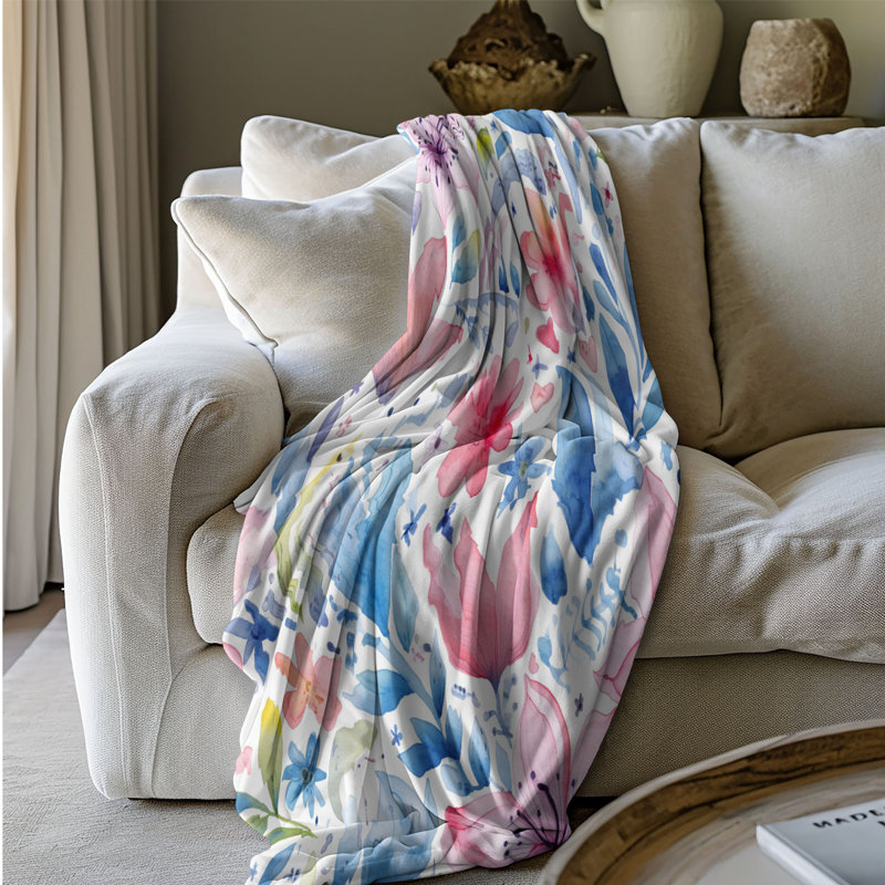 Lily Elegance - Couverture sherpa de qualité supérieure 1 pièce, L 60 po x L 80 po