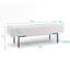 Banc recouverts de tissu d'ameublement