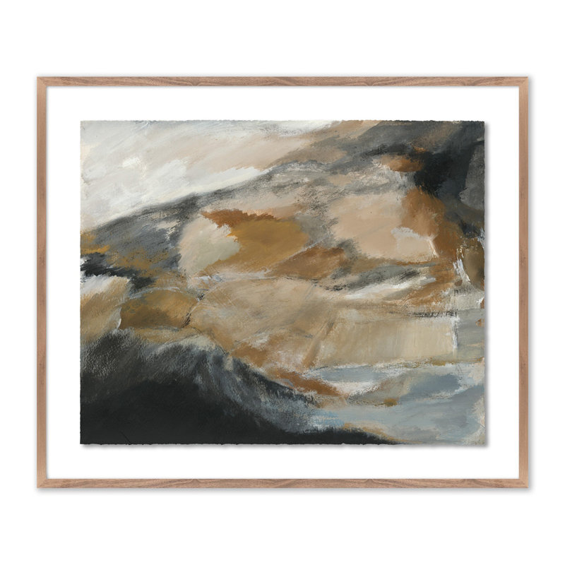 Pinnacle Painting by Melanie Biehle, 26.5" H x 32" W, Rustic Walnut Paper Single Picture Framed