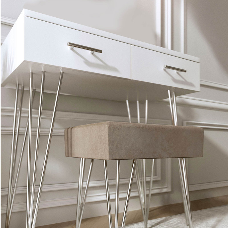 Alcea Dressing Table with Mirror
