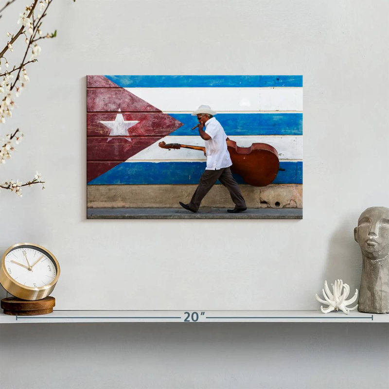 Abarca Cuban Cellist, 8" H x 12" W